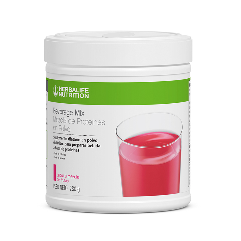 Colación de proteina Beverage Mix Mezcla de frutas