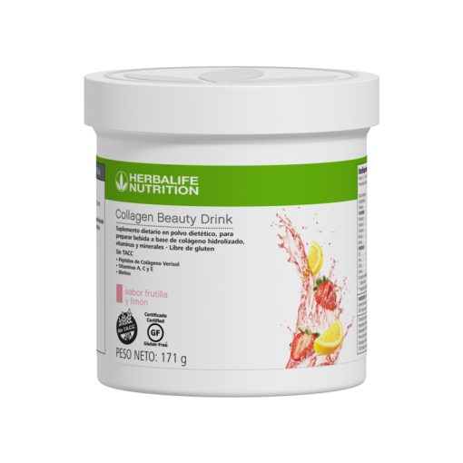 Collagen Beauty Drink sabor frutilla y limón 171g